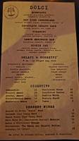 Siena Tavern menu