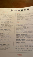 Sidebar menu