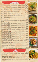 Pho Thuan Thanh menu