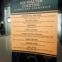 Sir Walter Coffee inside