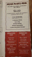 Gari's Diner menu