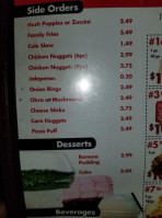 Jj’s Fish And Chicken menu