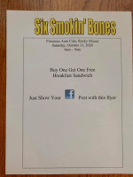 Six Smokin' Bones food