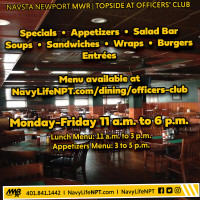 Newport Officers' Club Us Military Base food