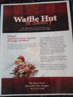 Waffle Hut Eatery menu