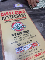 Casa Latina food