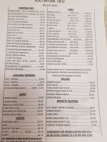 Southfork Deli menu