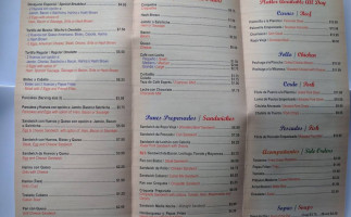 El Mocho menu