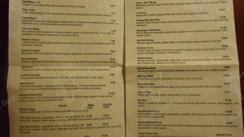 Bangkok Bay Thai Restaurant menu