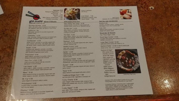 The Grill At Pinebrook menu