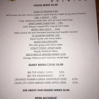 Brew Life Brewing menu