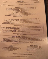 Alchemy Tavern menu
