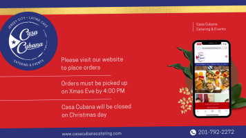 Casa Cubana menu