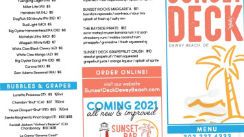 The Lighthouse Dewey Beach menu