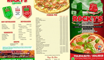 Rocky's Pizzeria Resturant food