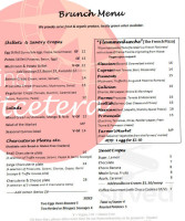 Etcetera Wine menu