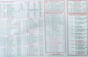 Chen's China menu