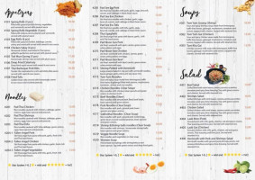 Siam Noodles And Food menu