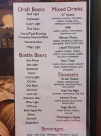 The Horny Toad Pub menu