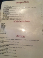 Palo Verde menu