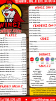 Tk Wingz Aka Thakoop menu