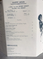 NORMANDIE menu