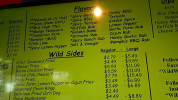 Wild Wings N Things - Austin Bluffs Pkwy menu
