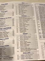 Golden China menu