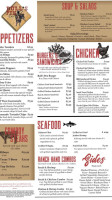 The Bull's Pen Cafe menu