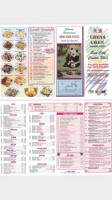 China Chen menu