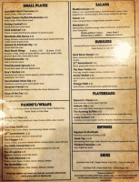 The Back Room Grill menu