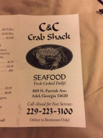 C&c Crab Shack menu