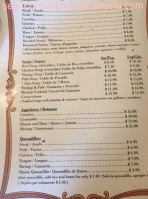 Aracely's Restaurant & Market menu