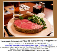 Galley 57 Supper Club food