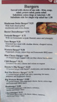 Red Rooster Grill and Pub menu