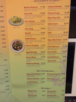 Karma Indian Cuisine menu
