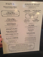 Kahill's And Pub menu