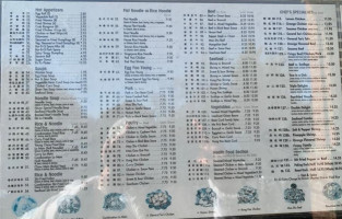 Far East Cafe menu