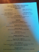 Carney's Irish Pub And menu