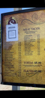 Sandra's Mexican Food menu
