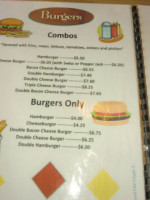 Mister James menu