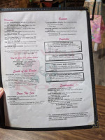 Velvet Rose menu