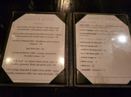 Wood Water menu