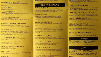 Thai Square menu