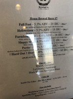 47 Hills Brewing Company menu