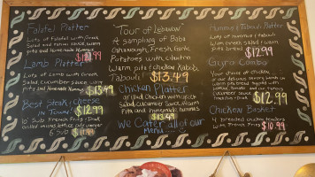 Taza Grill menu