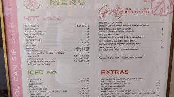 The Palm Coffee menu