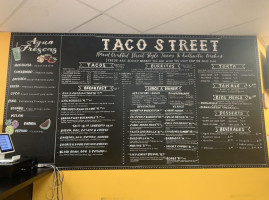 Taco Street menu
