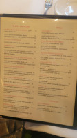 Tiramisu Restaurant menu