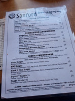 Sanford Brewing Company-maitland menu